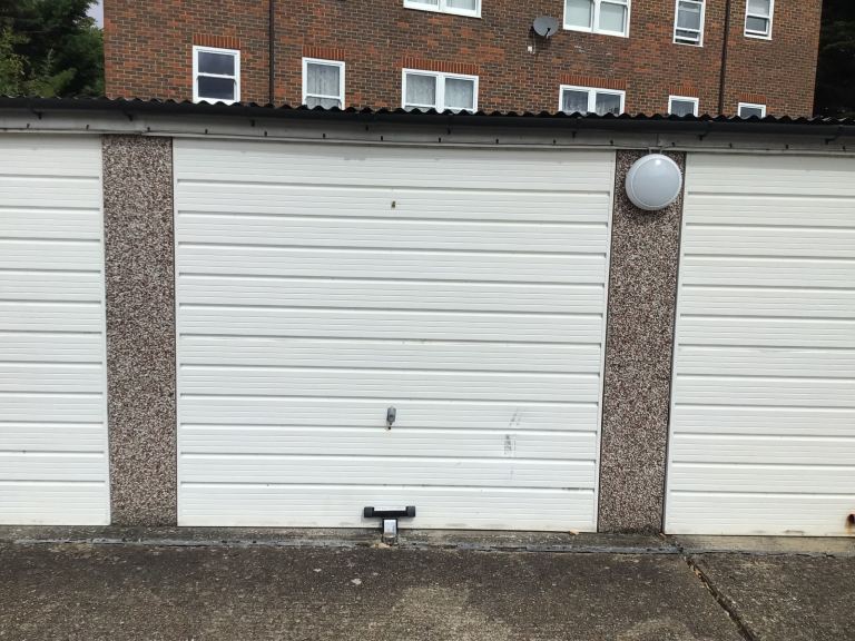 Concrete garage