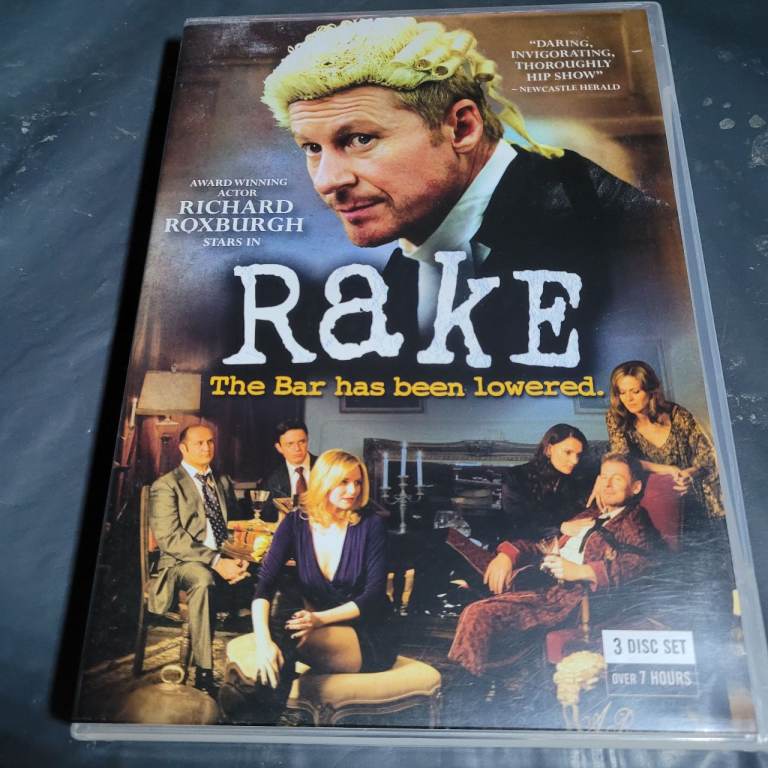 Rake DVD TV Series Australian Drama Crime Law Political Comedy Solicitor b9