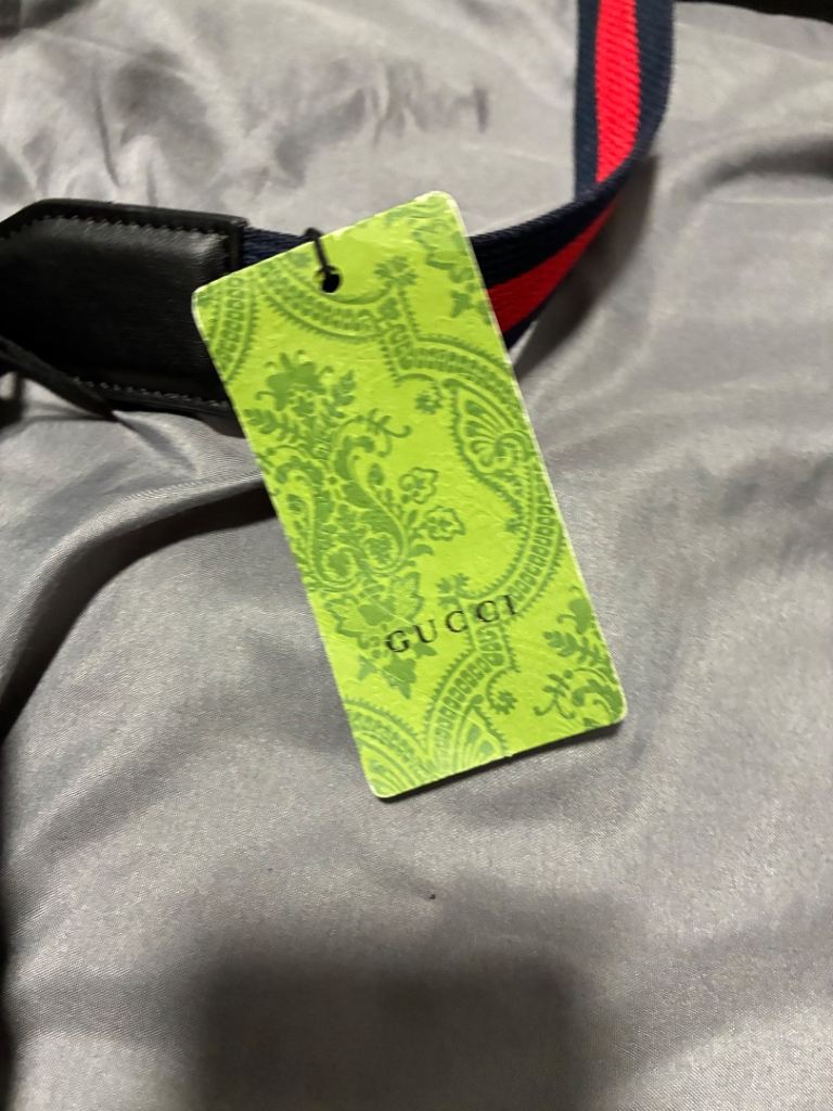 New Gucci Grey Shoulder Bag with Tags