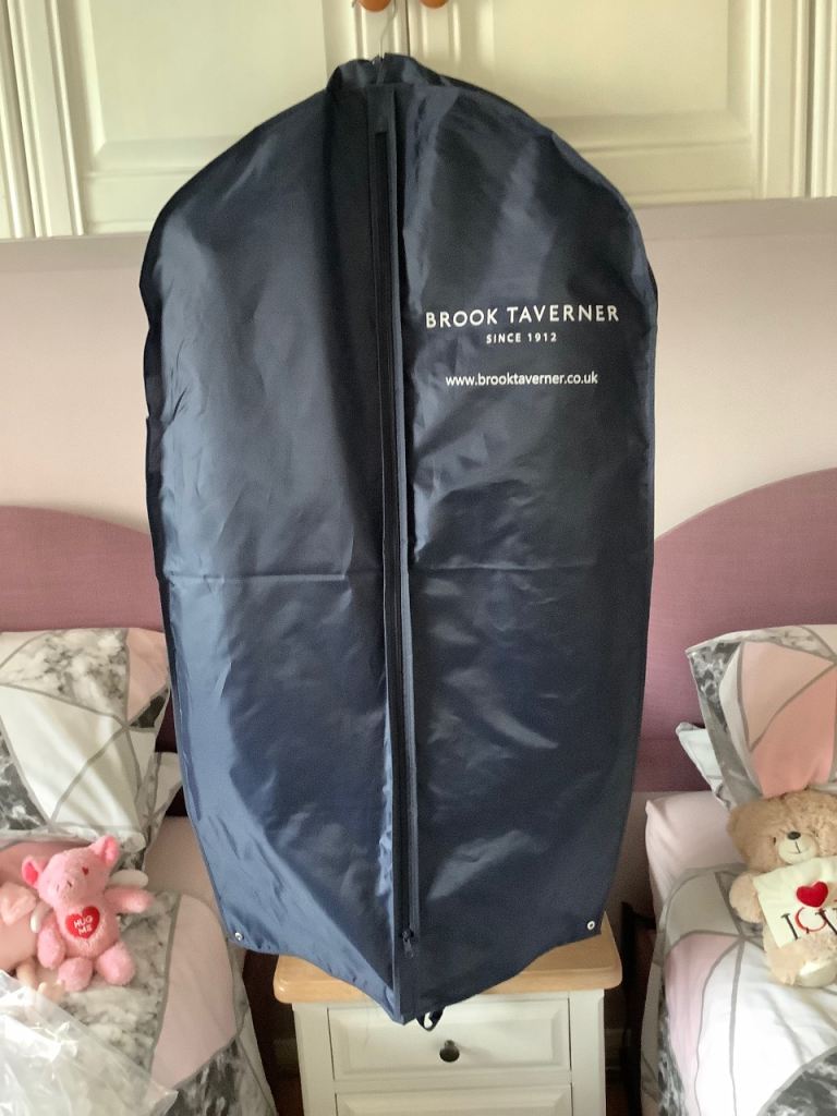 Brook Taverner navy man’s  single breasted blazer £65 