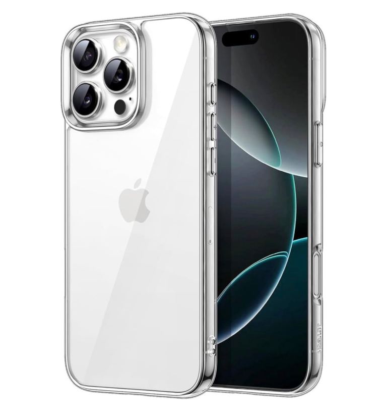 Case for iPhone 16 Pro 6.3-Inch, Anti-Scratch Clear Back (Clear)