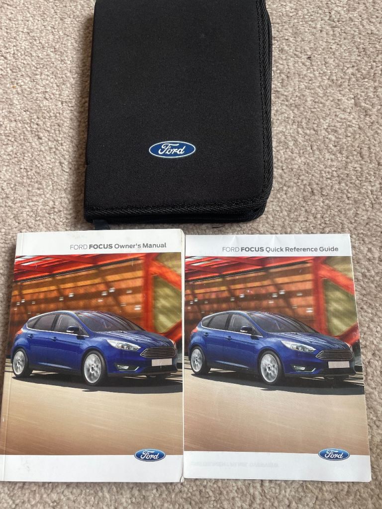 Ford focus 2015 onwards, owners manual and case