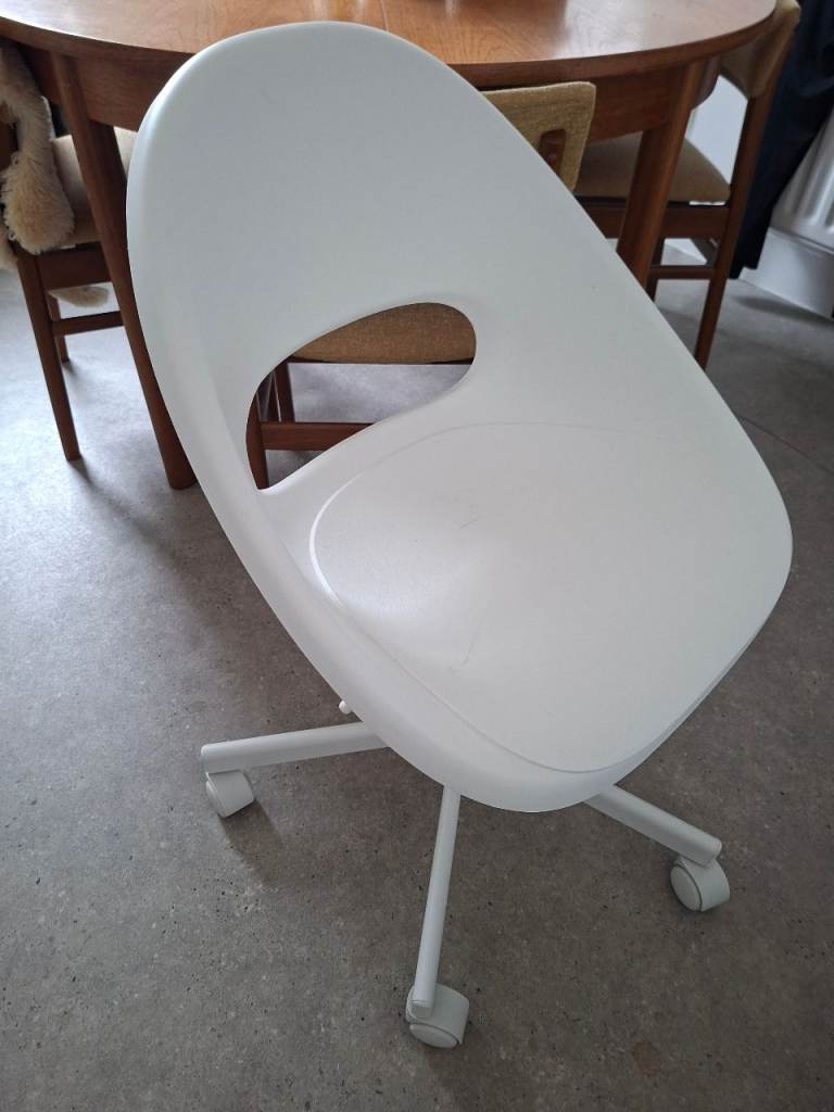 Ikea white office desk chair