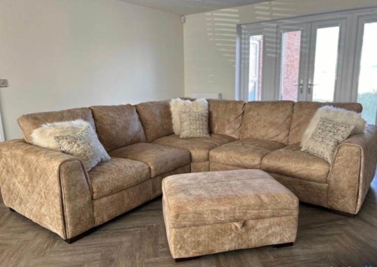 Sofology  Mazzini Corner Sofa with Armchair & Storage Footstool