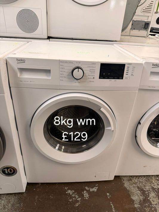 Beko 8kg washing machine 🌟 Free Delivery 🌟 120 Days Warranty 🌟 