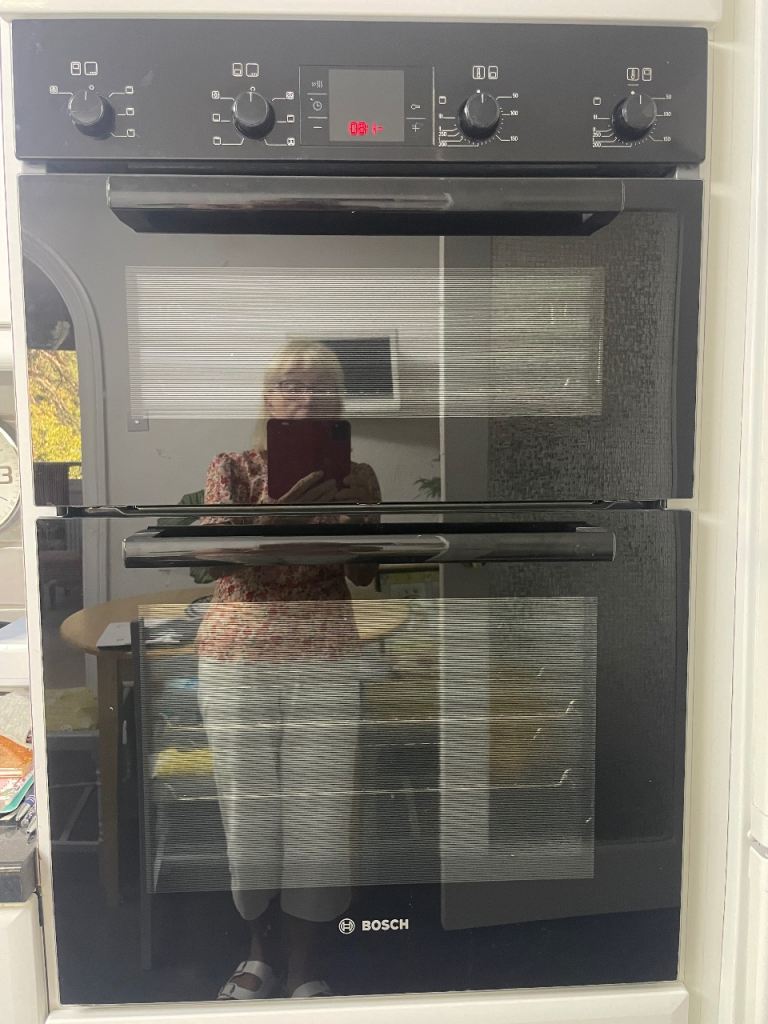 Bosch Double Oven – Black, Good Condition