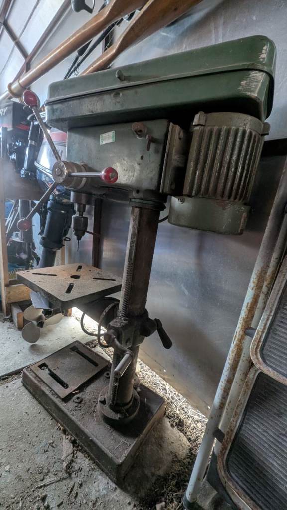 Pillar drill , single phase , industrial metal work 240v