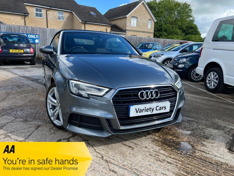 2017 Audi A3 1.4 TFSI S Line 2dr S Tronic CONVERTIBLE Petrol Automatic