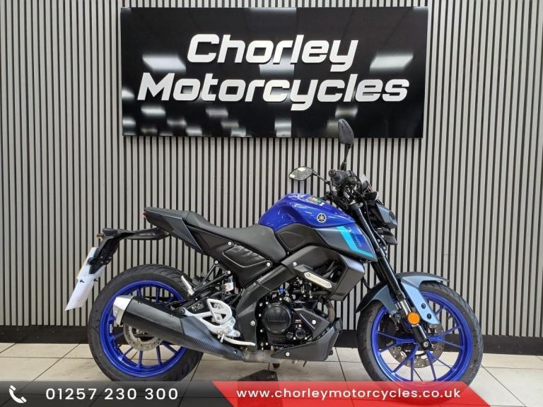 YAMAHA MT-125   25 REG   4004 MILES   1 owner, Blue, learner legal, commuter