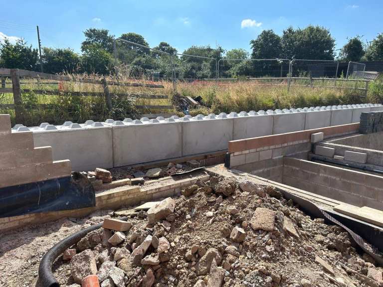 Why wait Concrete panels ex stock - all types - lego blocks - L shapes - £ 205.00 deliv