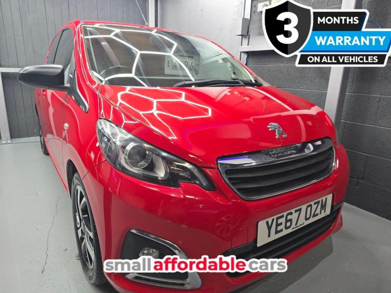 2017 Peugeot 108 1.2 PureTech Allure 5dr HATCHBACK PETROL Manual