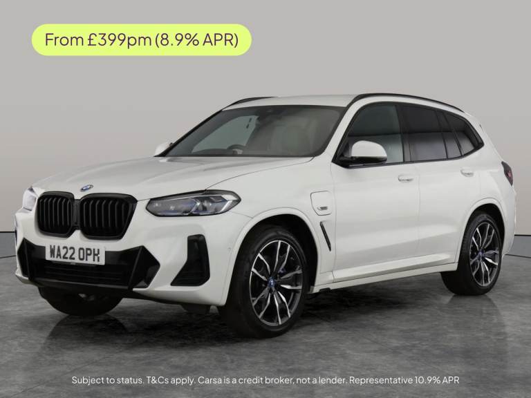 2022 BMW X3 2.0 30e 12kWh M Sport SUV 5dr Petrol Plug-in Hybrid Auto xDrive Euro 6 (s/s Suv PETRO...