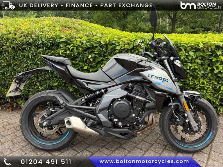 CFMOTO 650 NK 2024 BLACK MOTORCYCLE 928 MILES