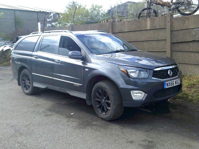 breaking for spares ssangyong musso 2016 double cab 2.2