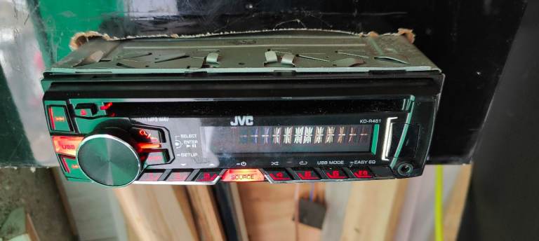 JVC kd-r461 car cd radio usb aux used working 