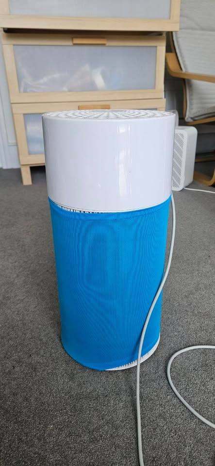 Blueair Blue Pure Air Purifier With HEPASilent Combination Filter For Rooms Up To 38m2