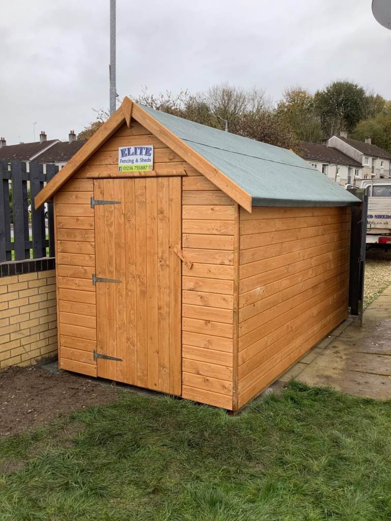 12x6 Apex 20MM LOG SUPPLIED & FITTED 