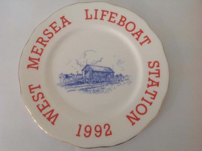 West Mersea Lifeboat Station 1992 Collectible Plate.