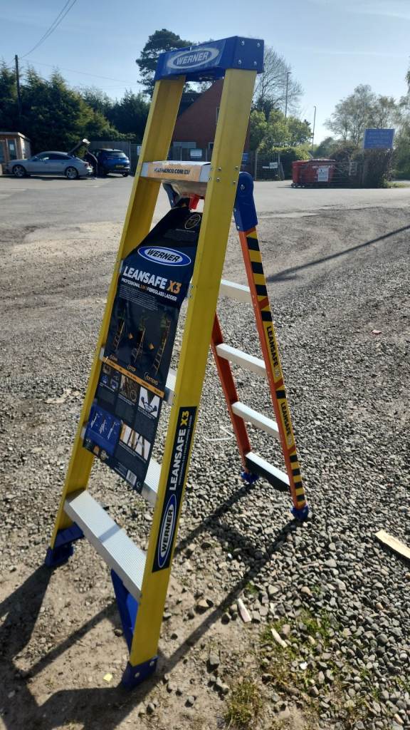 Werner Leansafe X3 Professional 3-in-1 Fibreglass Ladder – NEW