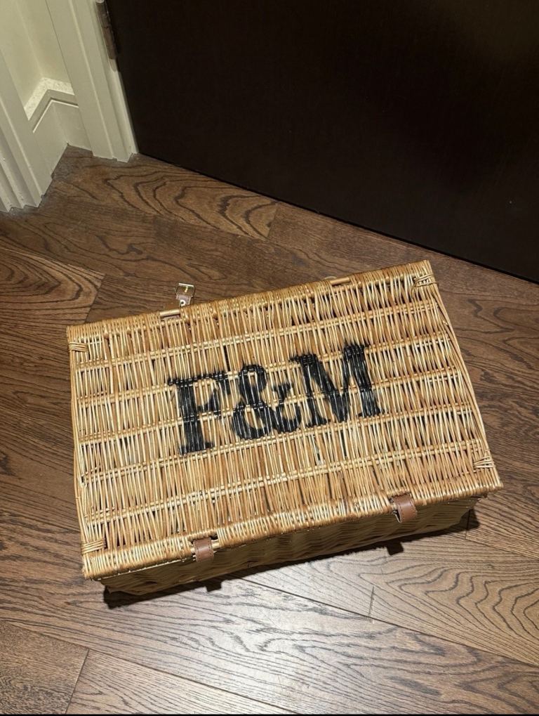 Fortnum and mason wicker basket