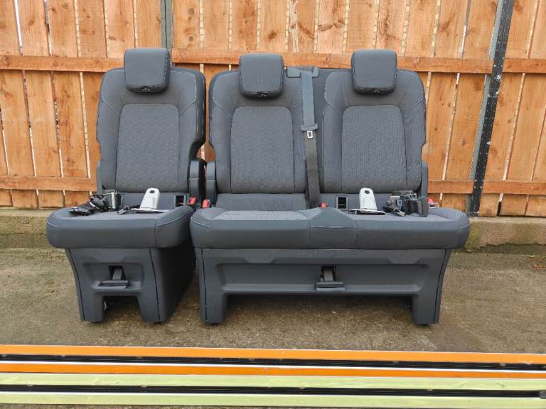 Ford Custom VW Transporter Renault Master Sprinter Row of Rear Crew Cab Seats