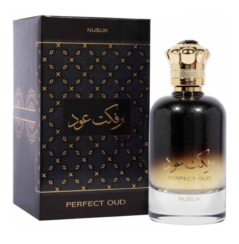 Nusuk Perfect Oud Eau De Parfum 100ml Arabian Fragrance Long Lasting Unisex