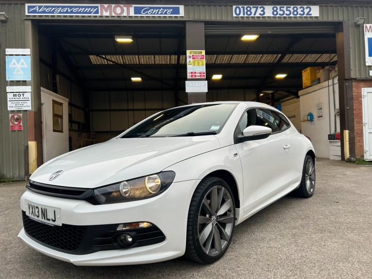 2013 VW Volkswagen Scirocco 2.0 TDi BlueMotion Tech R-Line Nav 3dr Black Leather