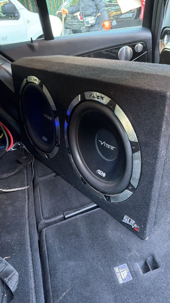 Vibe SLR 12T Car Subwoofer Box – Good Condition  £150