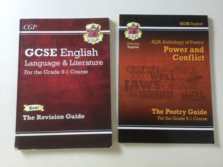 GCSE English revision books