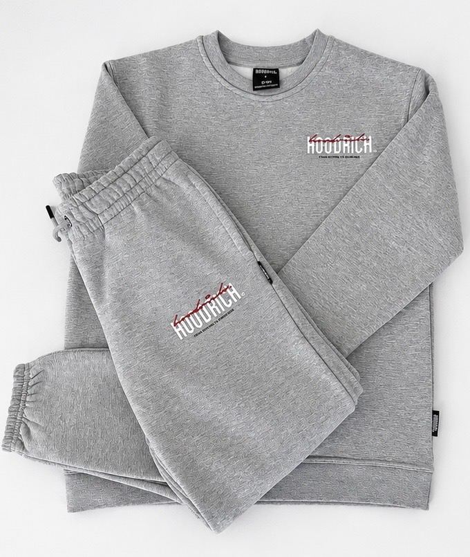 HOODRICH Crewsuit Grey Set Junior 12-13
