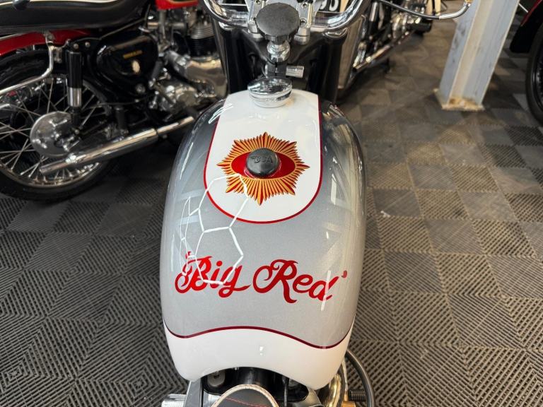 1948 BSA 499cc B33 'Big Red bobber ’ high quality build, outstanding 