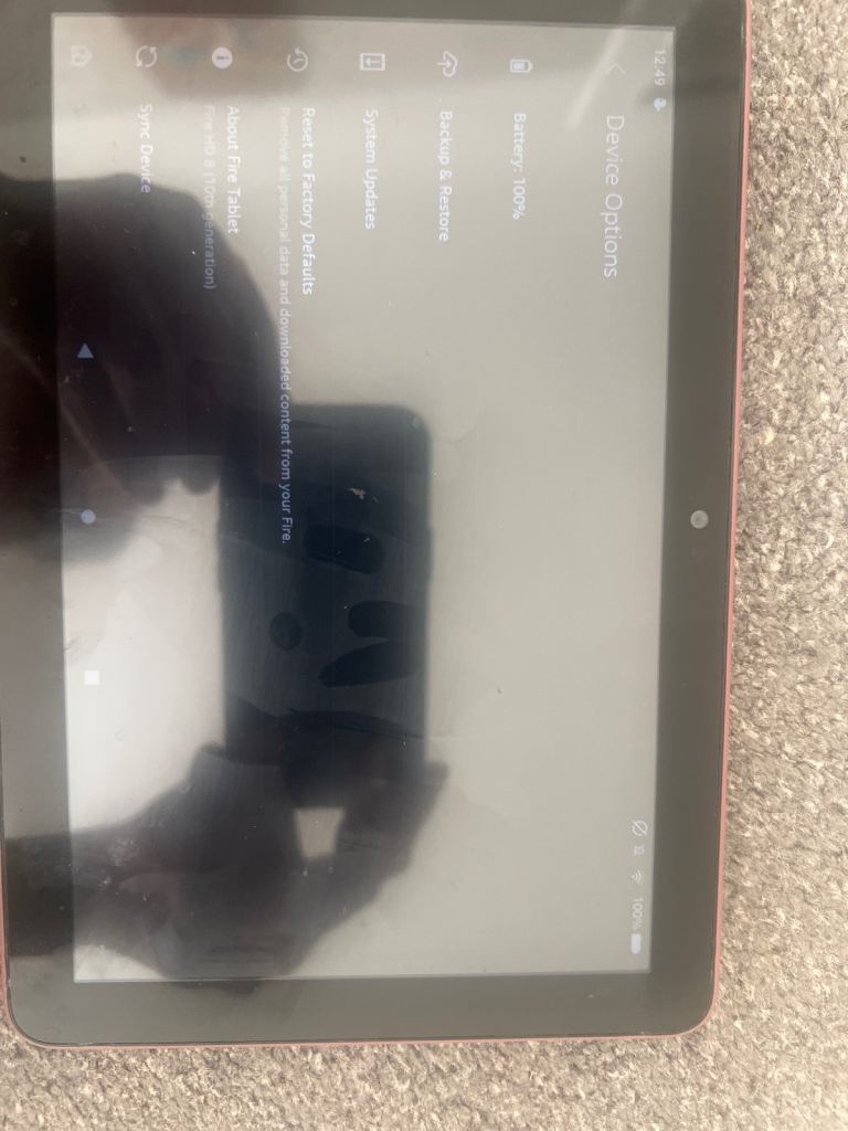 Kindle fire 8, 32gb storage red