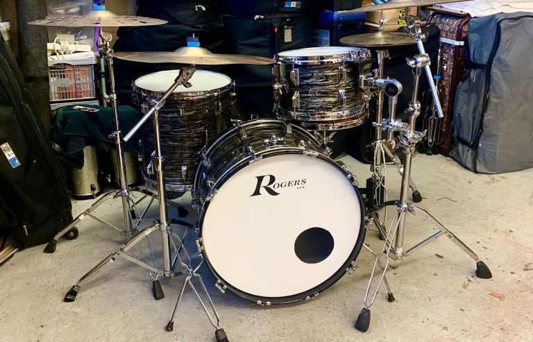 Rogers USA '69-73 Fullerton Era / Script Badge 3pc Kit in VVGC