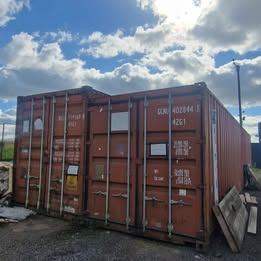 2 x 40ft Containers. One high cube. See below for individual price. Will sell separately