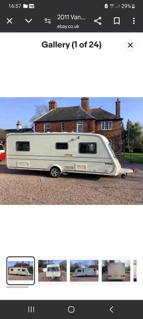 Vanmaster 580 Applause 2011 luxury single axle 4 berthwith underfloor heating