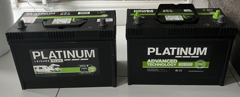 Two platinum leisure batteries 