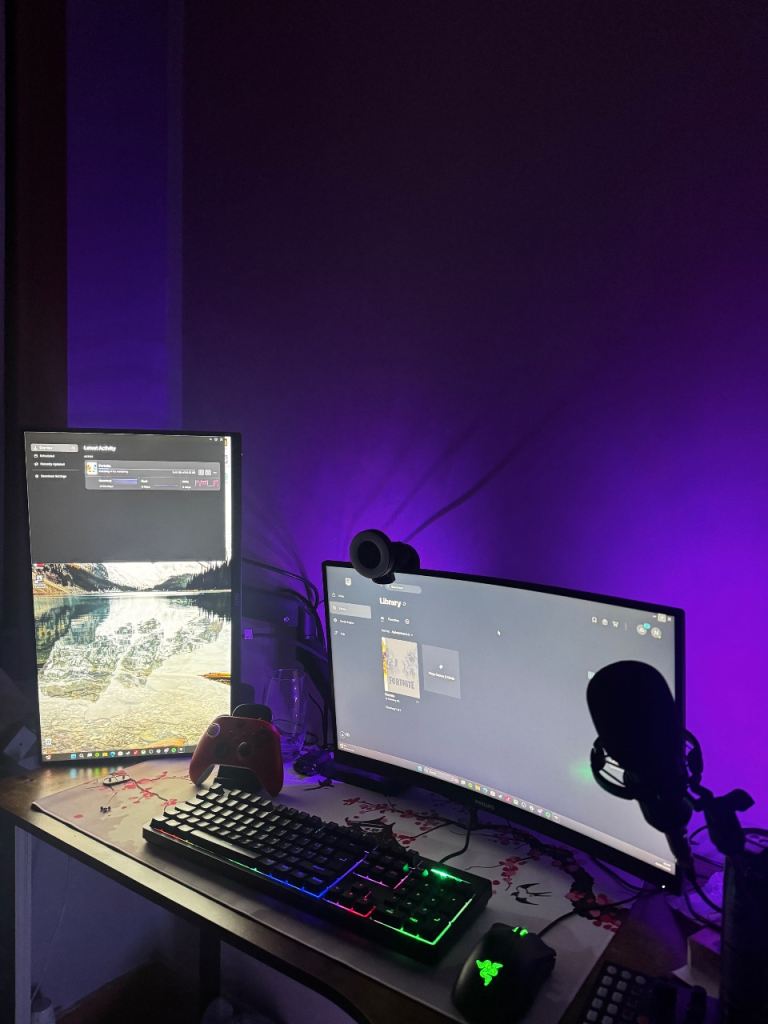 Gaming pc set up 