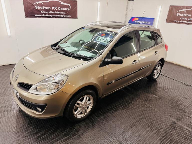 2009 09 RENAULT CLIO 1.5 DCI DYNAMIQUE ESTATE MANUAL £35 TAX AMAZING HISTORY 
