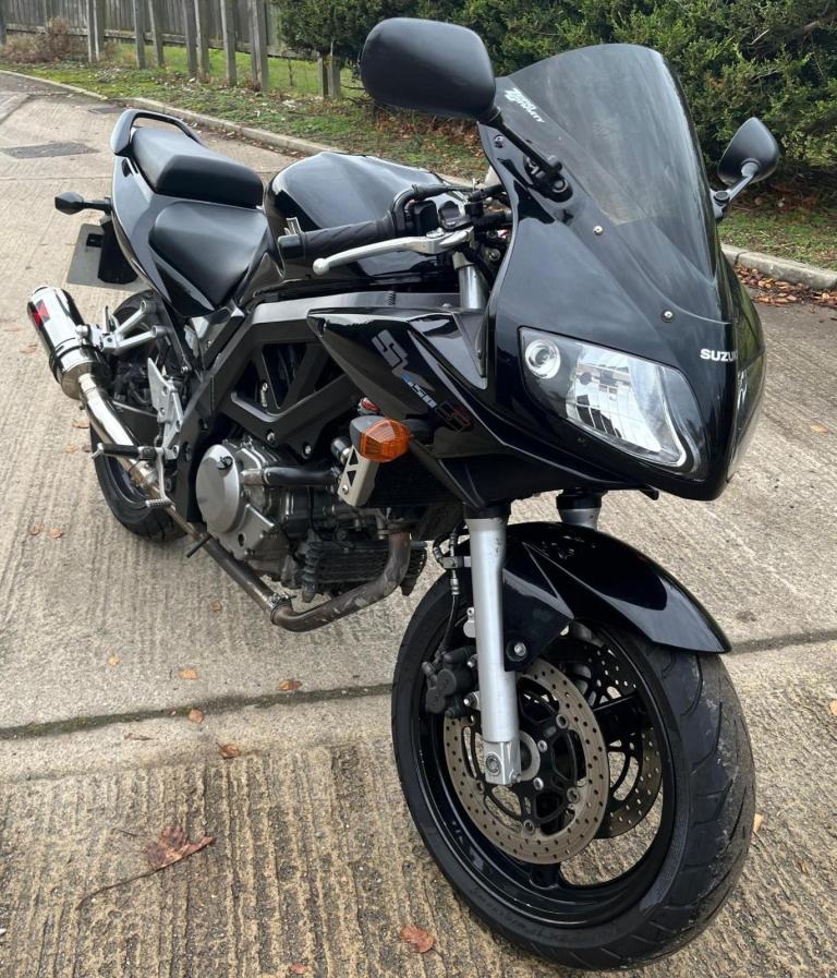 2008 58 SUZUKI SV650S K7 SV 650 21k MILES BLACK SPORTS TOURER CLEAN SV650