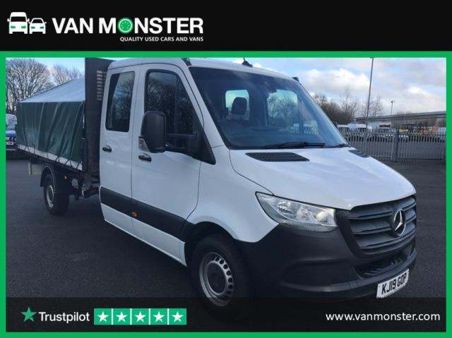 2019 Mercedes-Benz Sprinter 3.5T Crew Cab Tipper L3 Tipper Diesel Manual