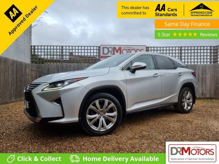 2017 Lexus RX 3.5 450h V6 Luxury SUV 5dr Petrol Hybrid CVT 4WD Euro 6 (s/s) (313 ps) Automatic
