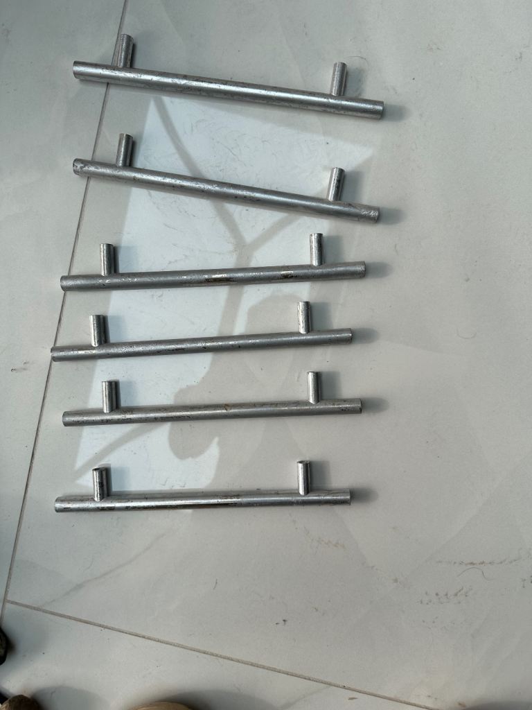 Kitchen Cupboard door handles £1 each.