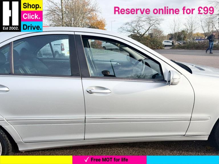 2006 Mercedes-Benz C Class 1.8 C180 Kompressor Avantgarde SE Saloon 4dr Petrol Automatic (193 g/k...