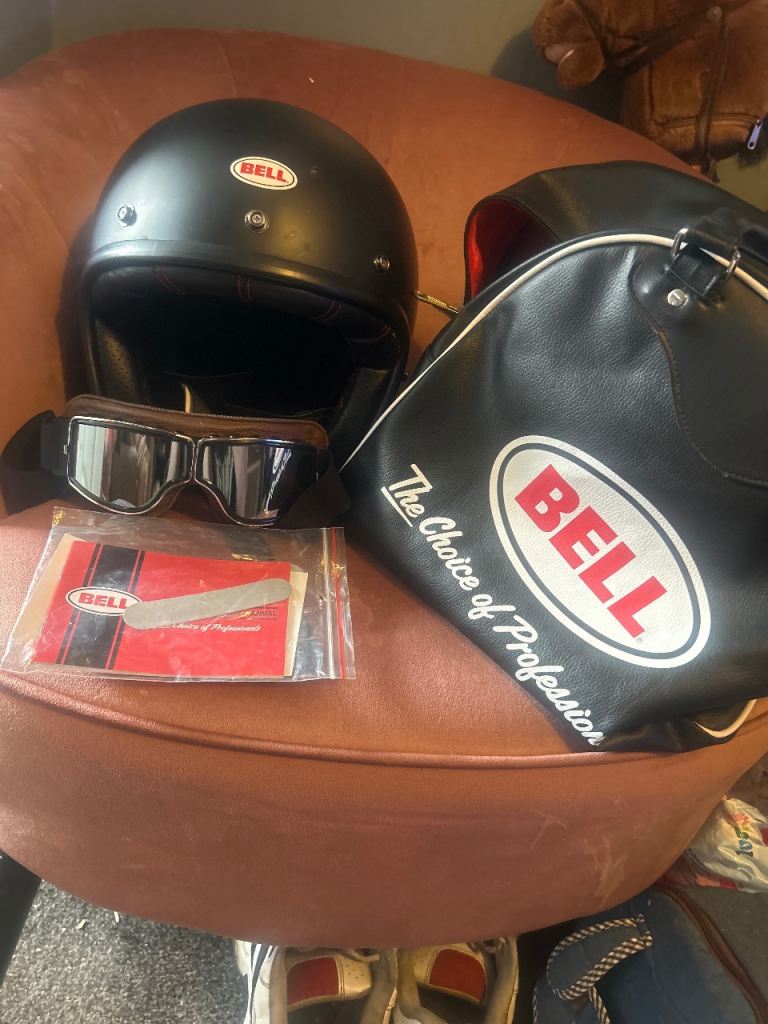 Bell Motorcycle Helmet with Accessories