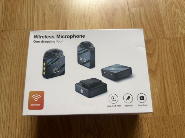 Wireless Lavalier Microphone Set New & Sealed