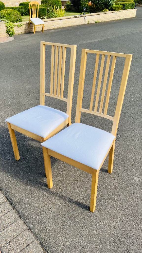 IKEA BJURSTA DINING CHAIRS X 2