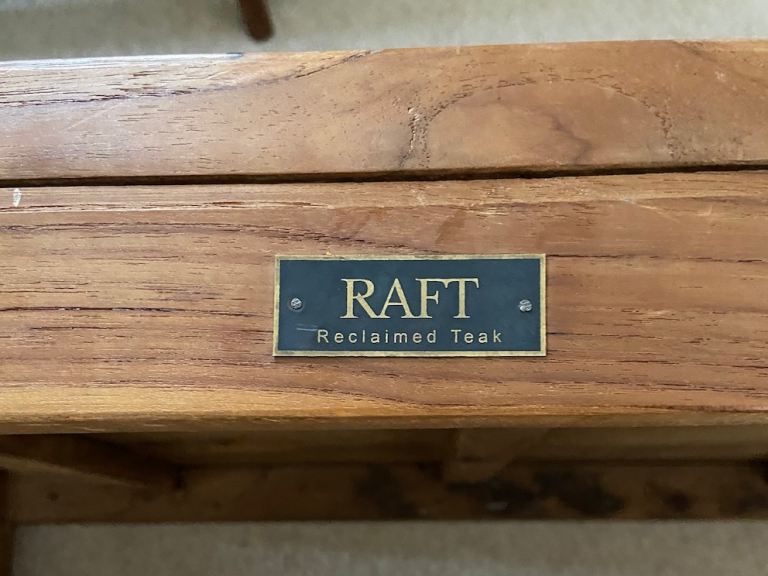 Cube Coffee Table, Reclaimed Teak, made by RAFT