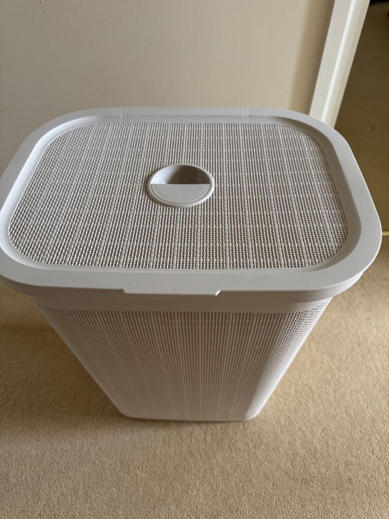 Addis Faux Hessian 60 litre Laundry Hamper - Beige 