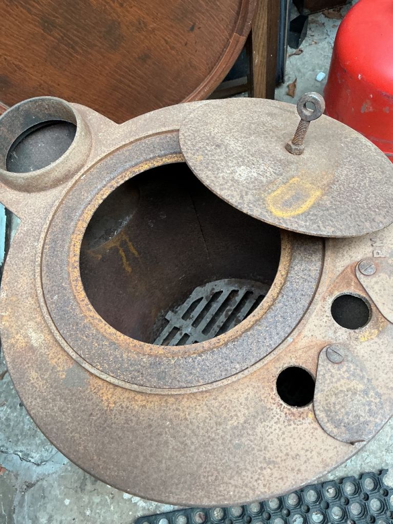 Workshop wood burning stove