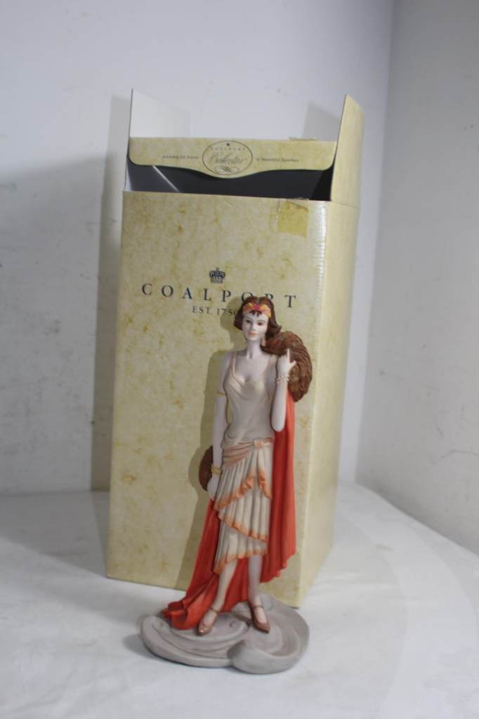 Vintage Boxed Coalport "Roaring Twenties" - BLANCHE - Figure - 30 cm Tall